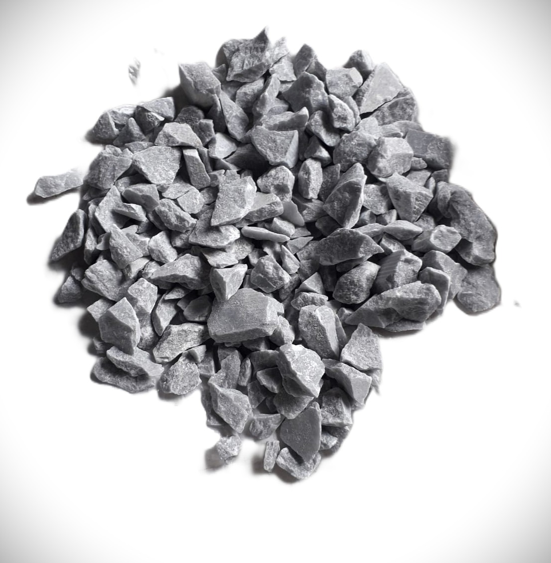 Miniatura de Gravilla de Mármol Gris para paisajismo, tamaños de 1/2" a 2 1/2"