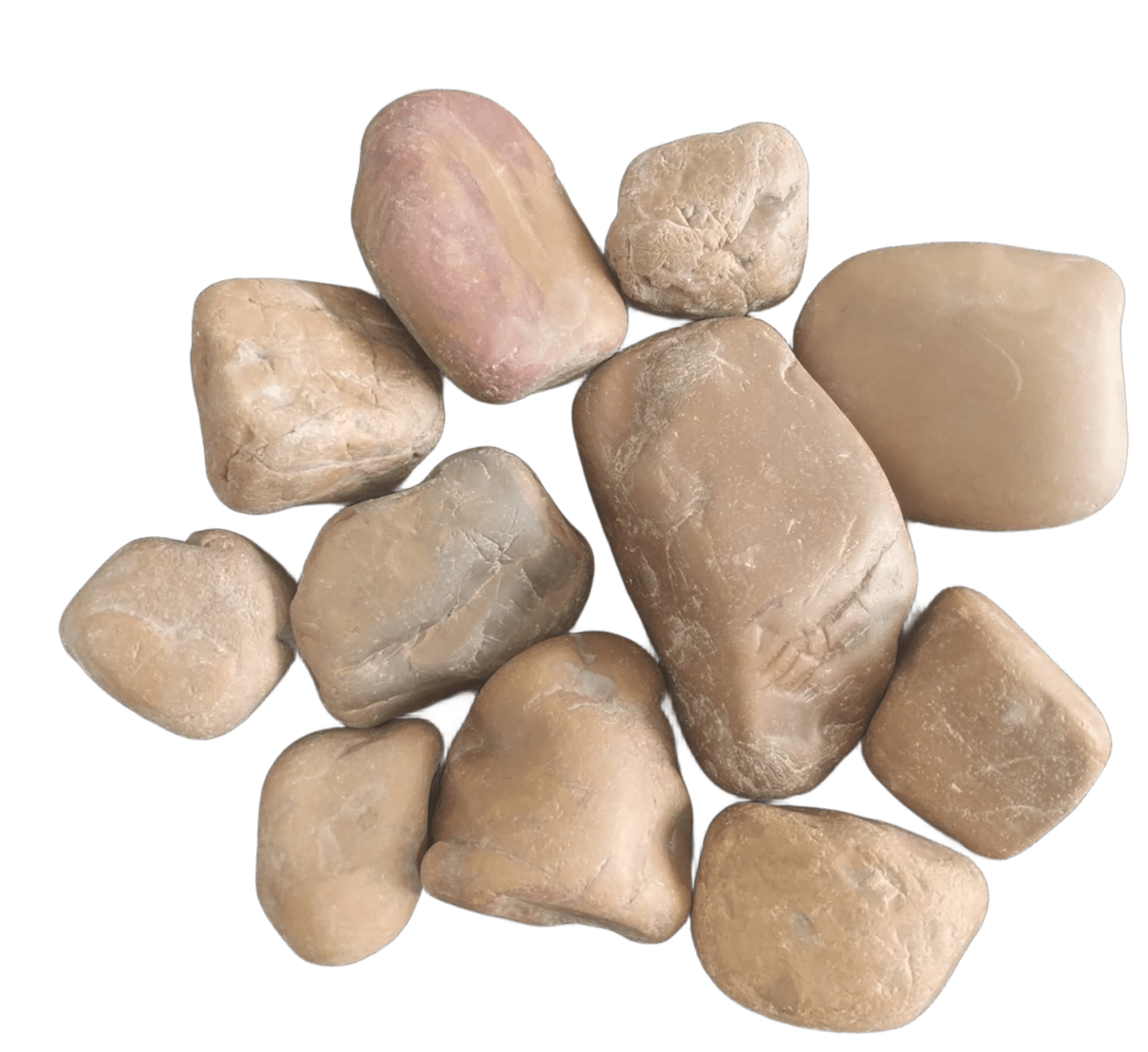 Piedra Plana Negra de Río para jardines y decoración
