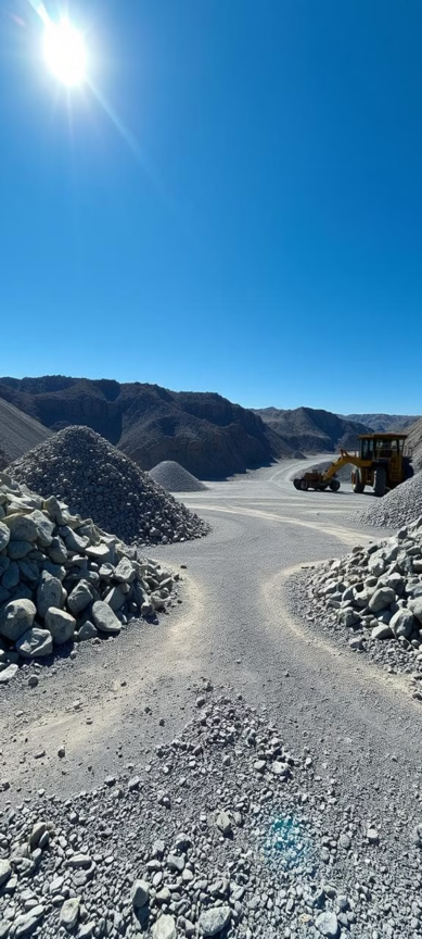 Piedra Triturado para la construcción y el mantenimiento de carreteras en Bogotá